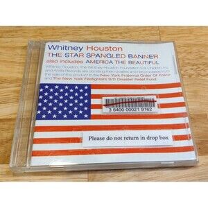 Whitney Houston The Star Spangled Banner-CD Jewel Case